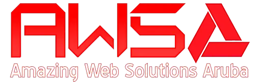 Amazing Web Solutions Aruba logo footer